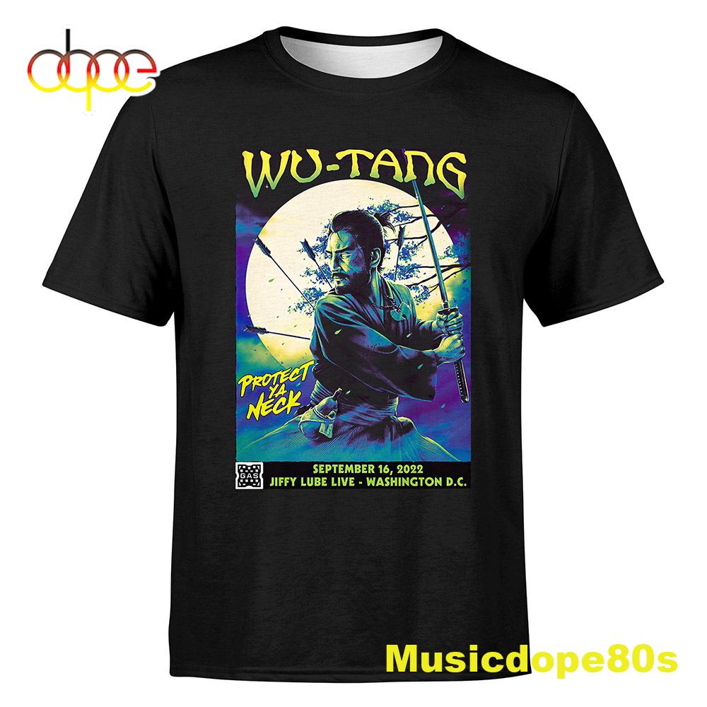 Wu-tang Clan New York State Of Mind Tour 2022 Protect Ya Neck In Bristow Tshirt