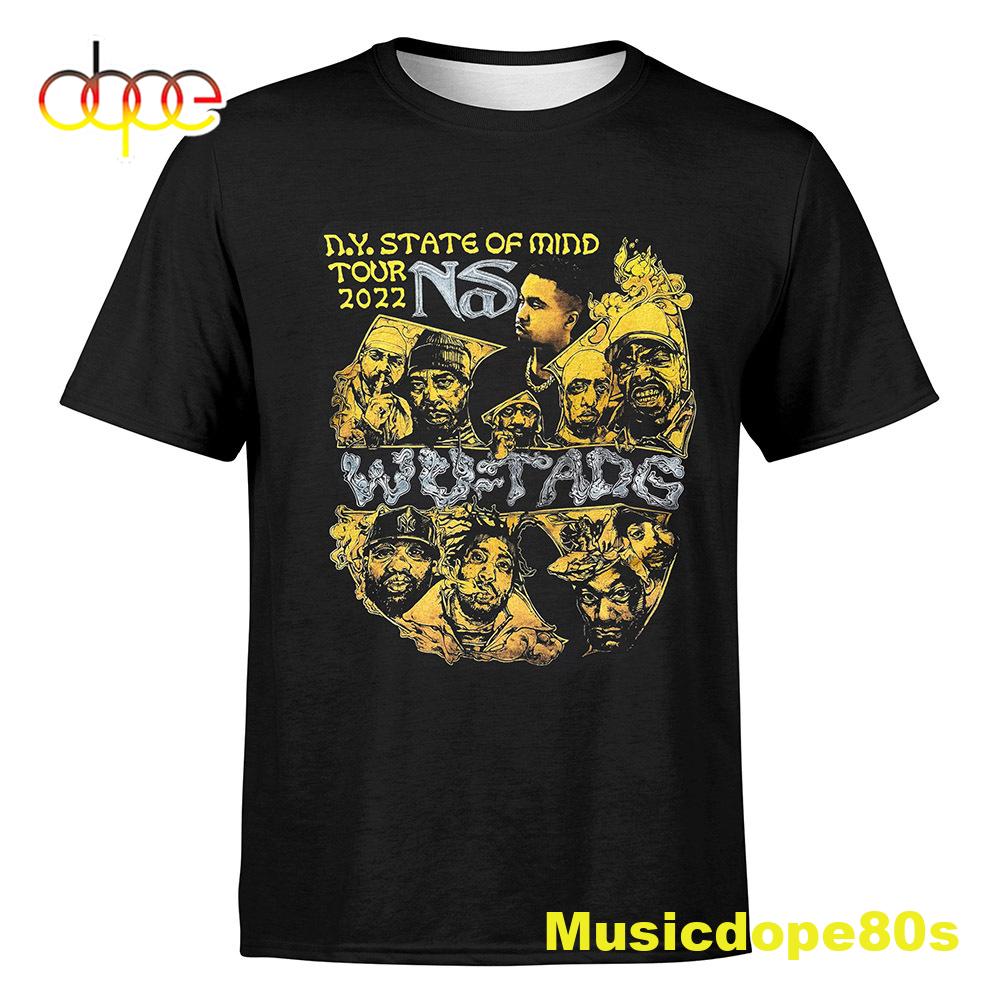 Wu-tang And Nas N.Y State Of Mind Tour 2022 Member Unisex T-shirt