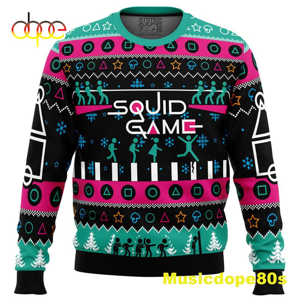 The Game Is On Squid Game Christmas Sweater