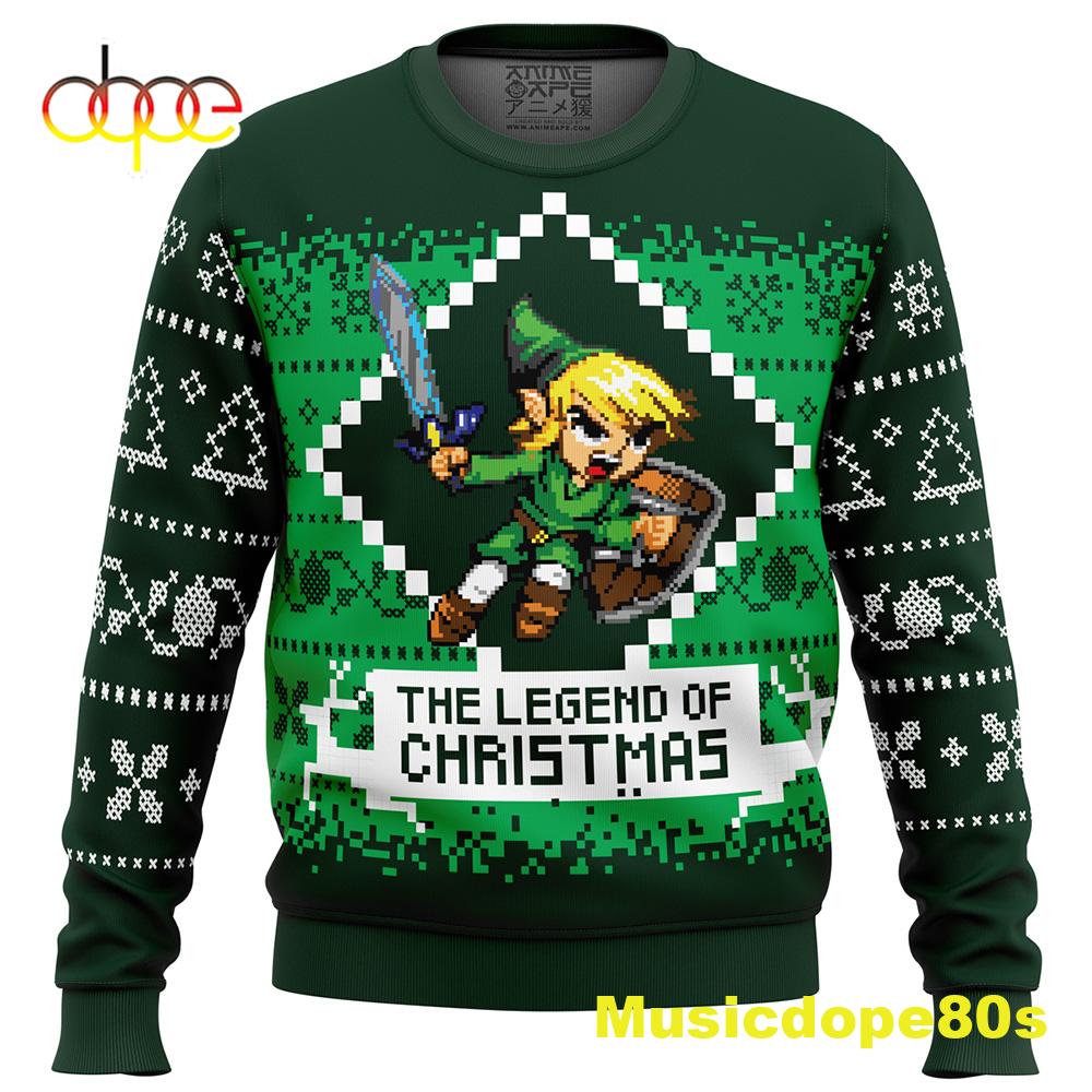 The Legend Of Christmas Zelda Ugly Christmas Sweater