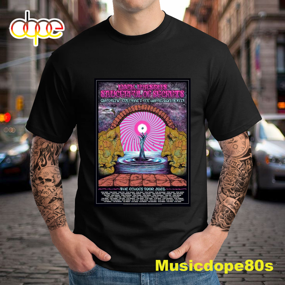 The Echoes Tour 2022 - Nick Mason's Saucerful Of Secrets Announces North American Tshirt