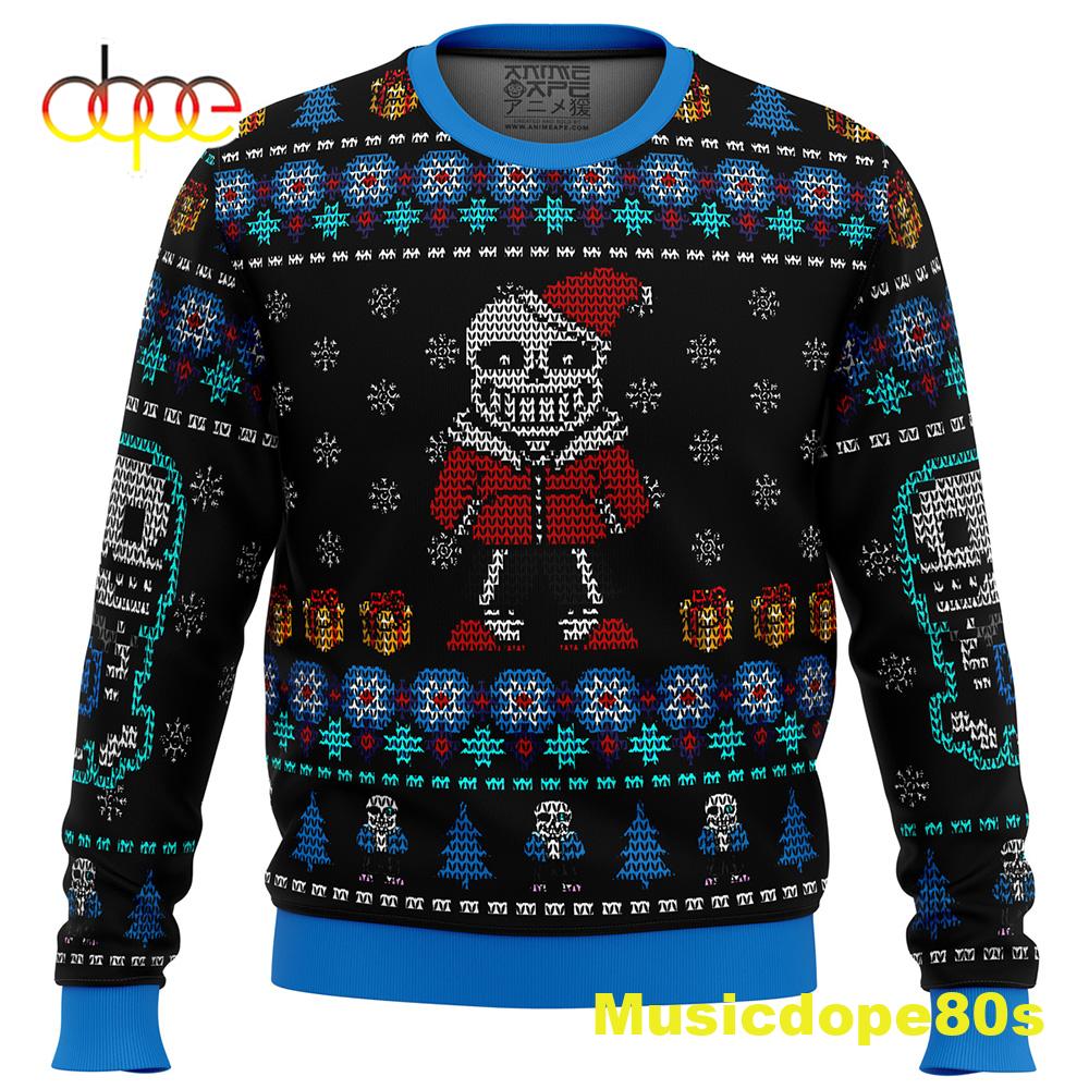 Undertale Sans Ugly Christmas Sweater