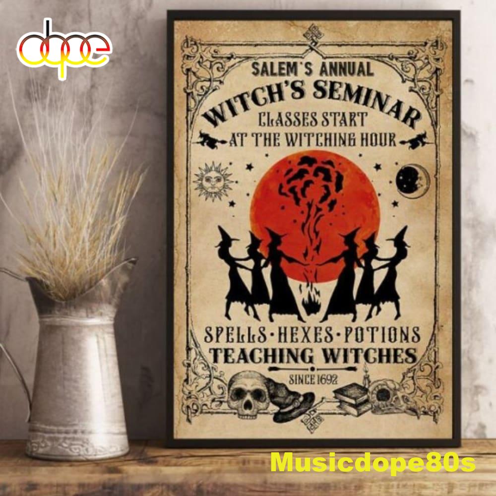 Witchs Seminar Poster Canvas
