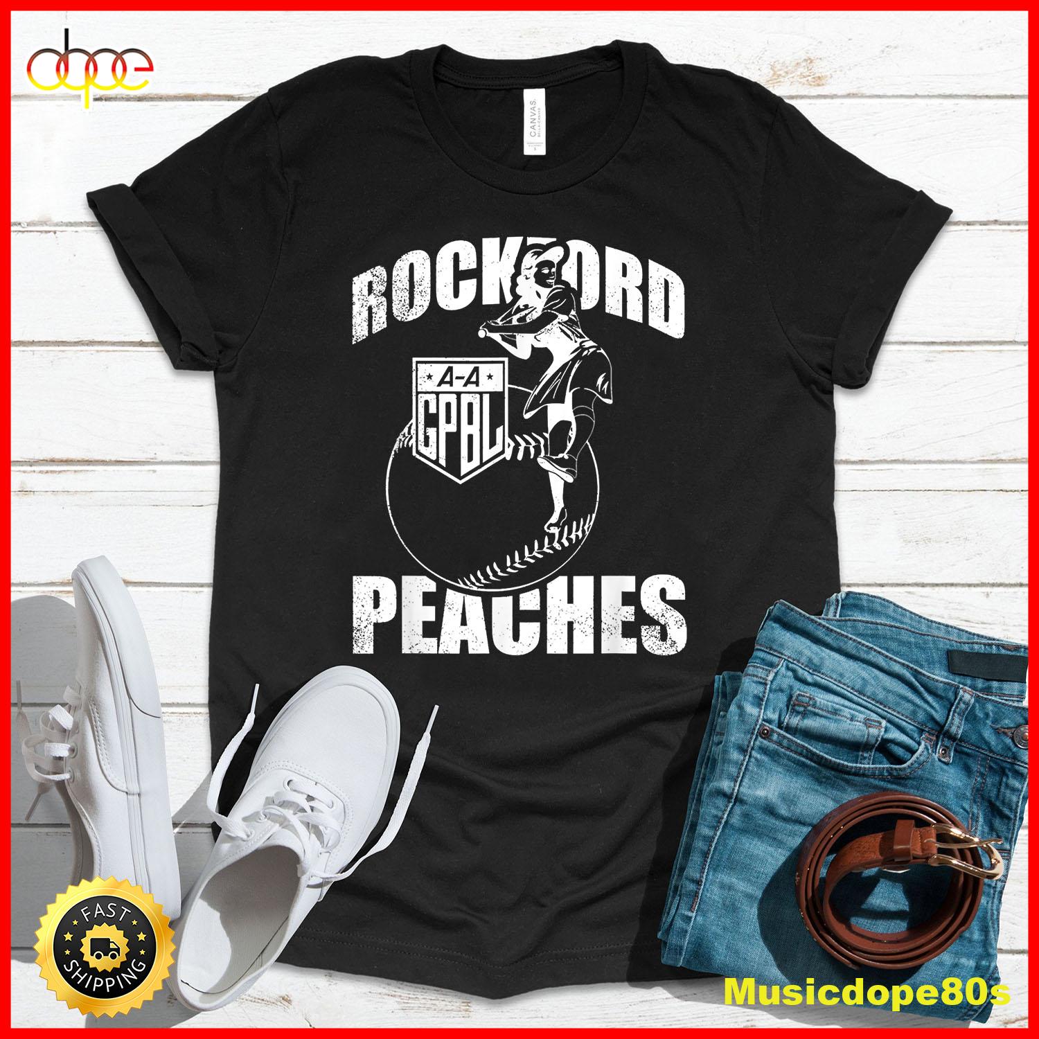 A League Of Their Own Rockford Peaches Women Baseball T Shirt