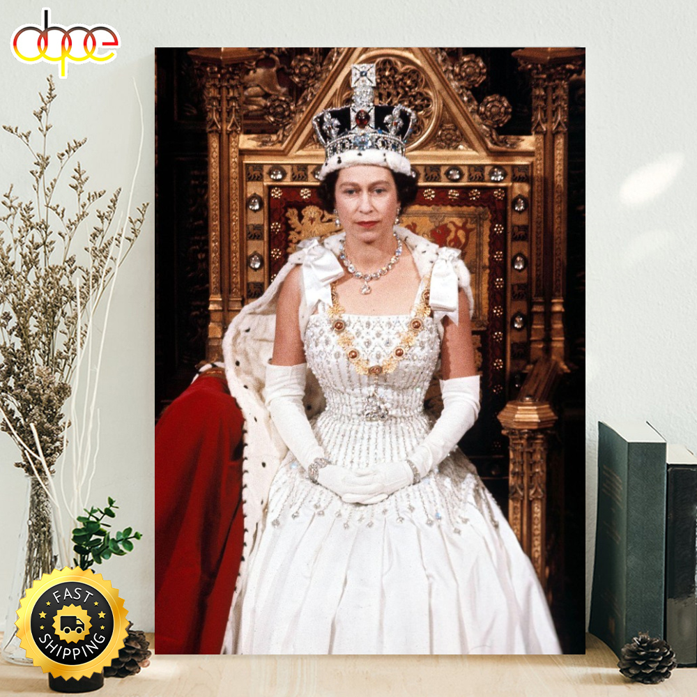 RIP Her Majesty Queen Elizabeth II Canvas Poster