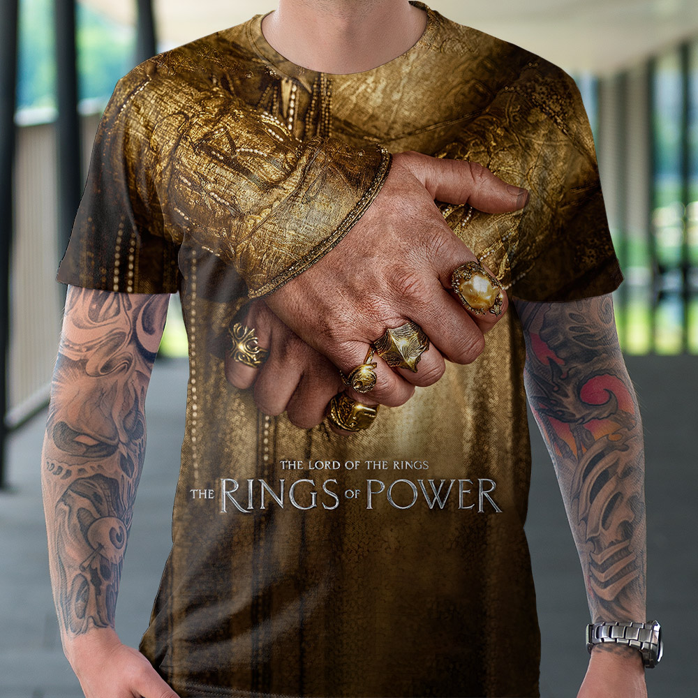 Lord of the Rings The Rings Of Power Poster Gil-Galad All Over Print Shirt