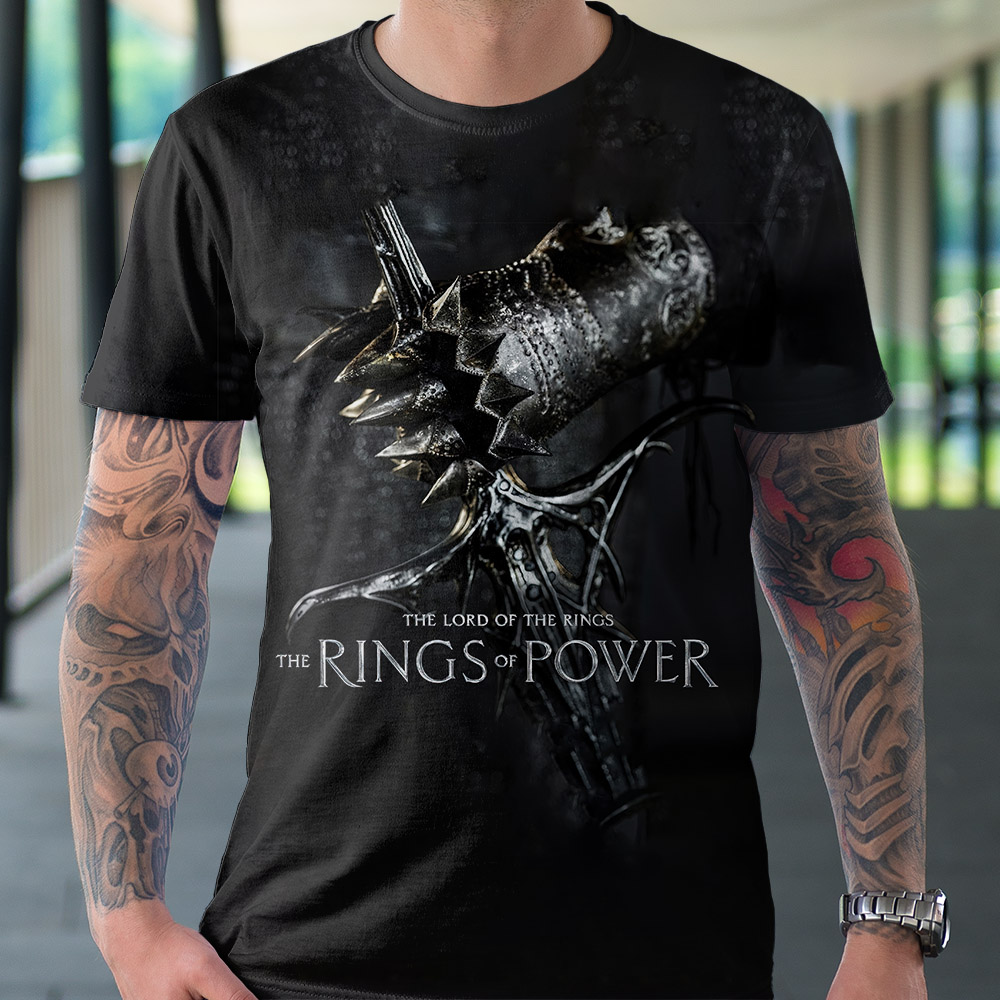 Lord of the Rings The Rings Of Power Poster Dark Lord Sauron All Over Print Shirt