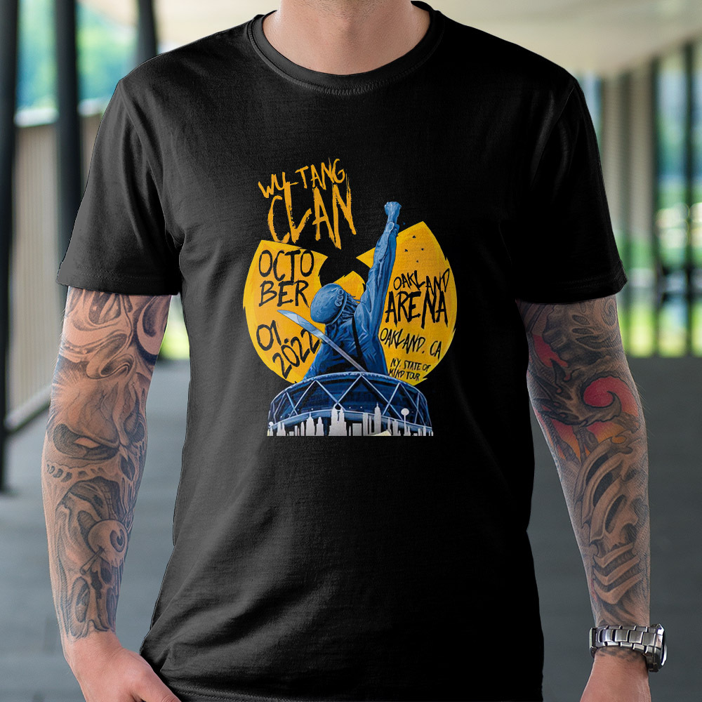 Wu-tang Clan New York State Of Mind Tour 2022 Oakland Arena T-shirt