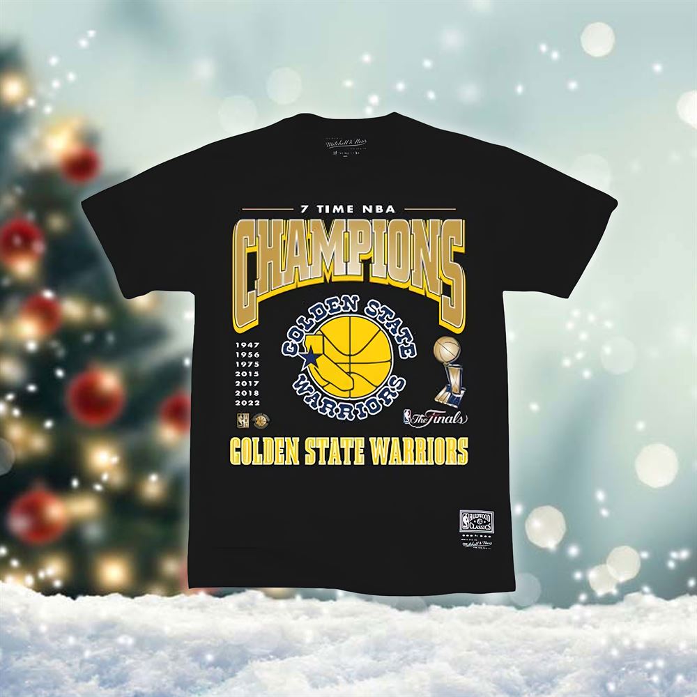 7 Time NBA Champions Golden State Warriors T Shirt