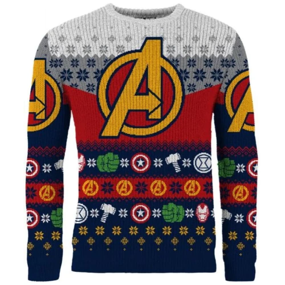 Avengers Assemble Knitted Christmas Sweater