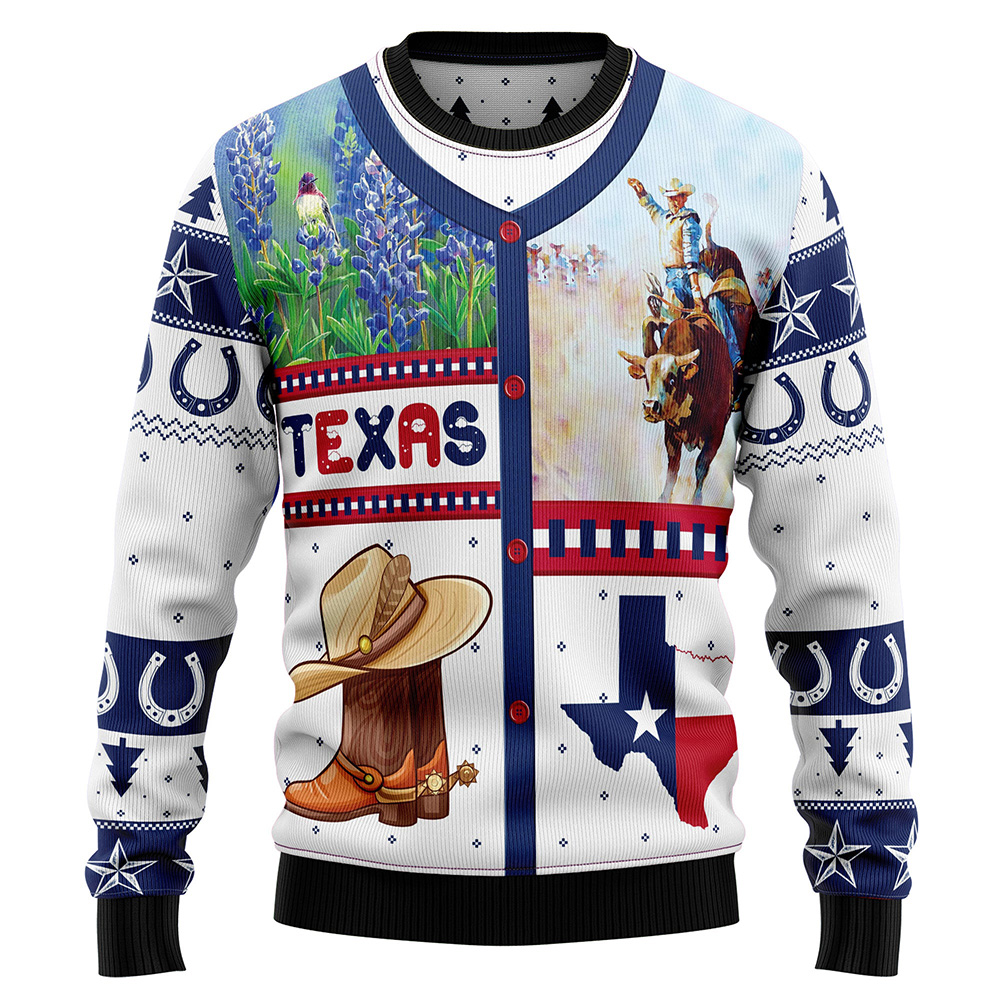 Awesome Texas Ugly Christmas Sweater Christmas Outfits Gift