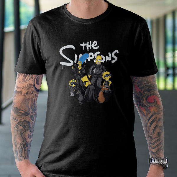 Balenciaga X The Simpsons Cartoon Design Unisex T Shirt