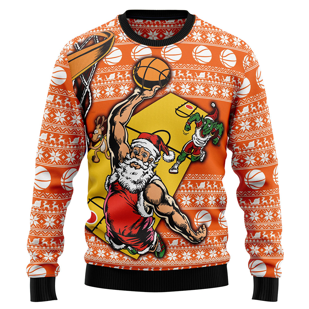 Basketball Ugly Christmas Sweater Unisex Sweater Christmas Outfit