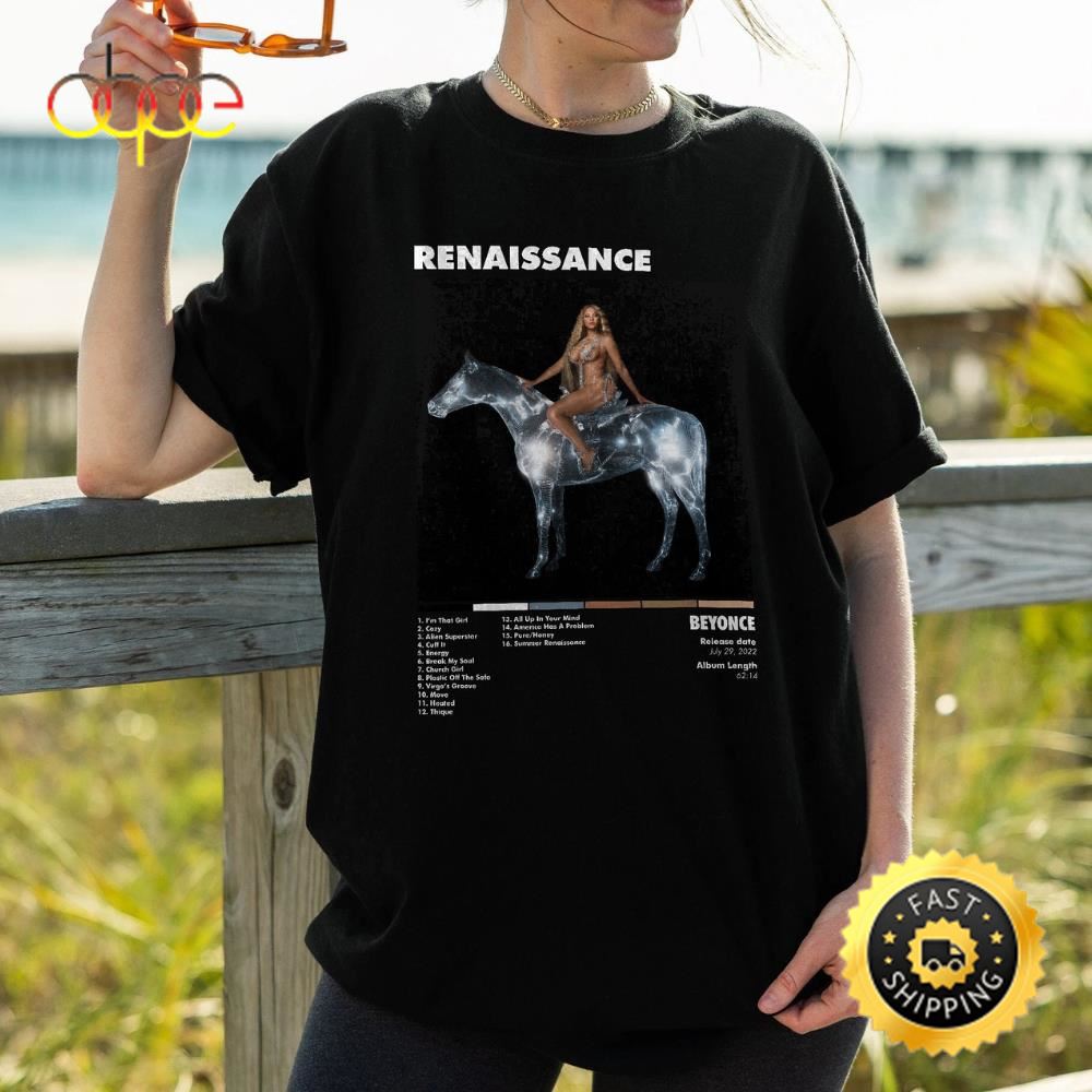 Toestemming Razernij Bezienswaardigheden bekijken Beyonce 2022, Renaissance Beyonce New Album 2022 T-shirt – Musicdope80s.com