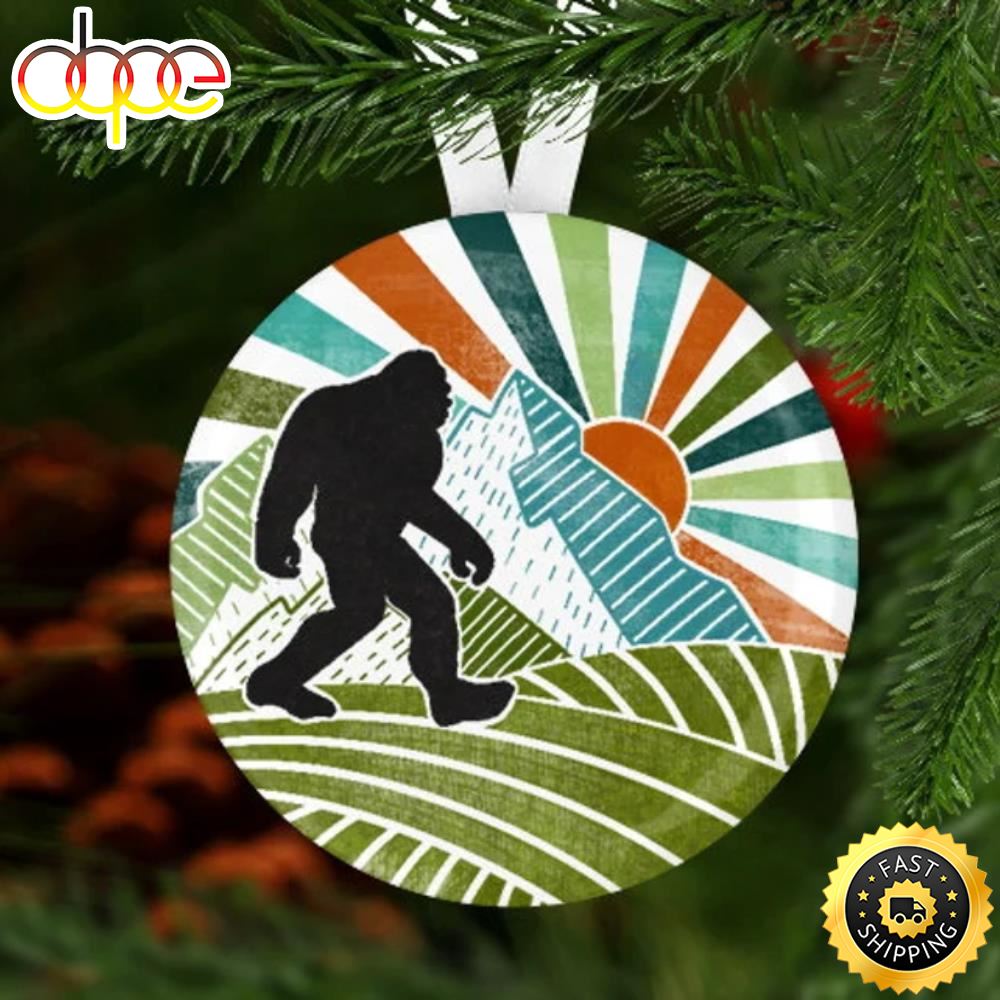 Bigfoot Gift Sasquash Christmas Hallmark Bigfoot Ornament
