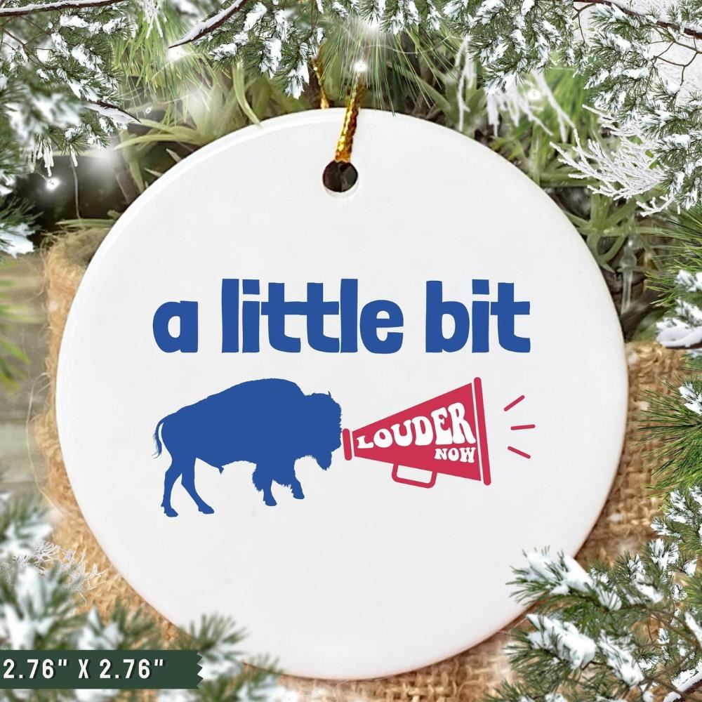 Buffalo Bills A Little Bit Christmas Nfl Hallmark Ornaments