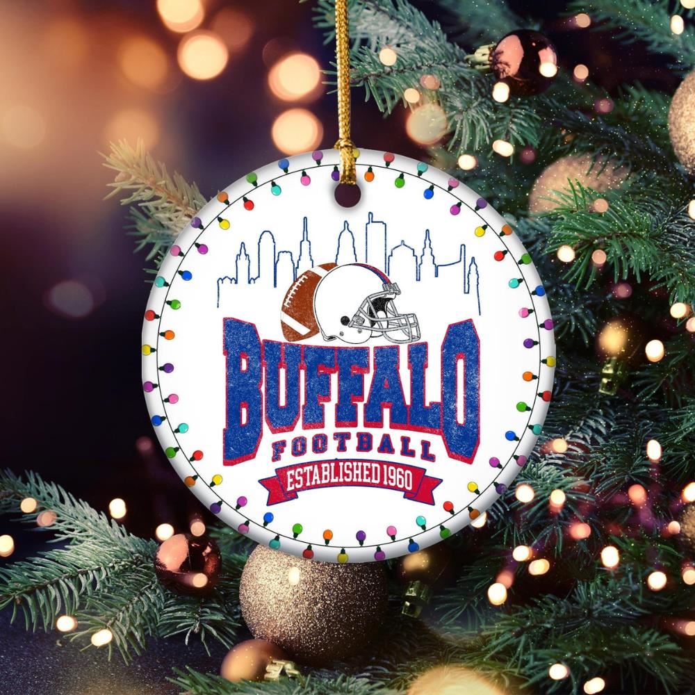 Buffalo Bills Football Chritmas Hallmark Nfl Ornaments 2022
