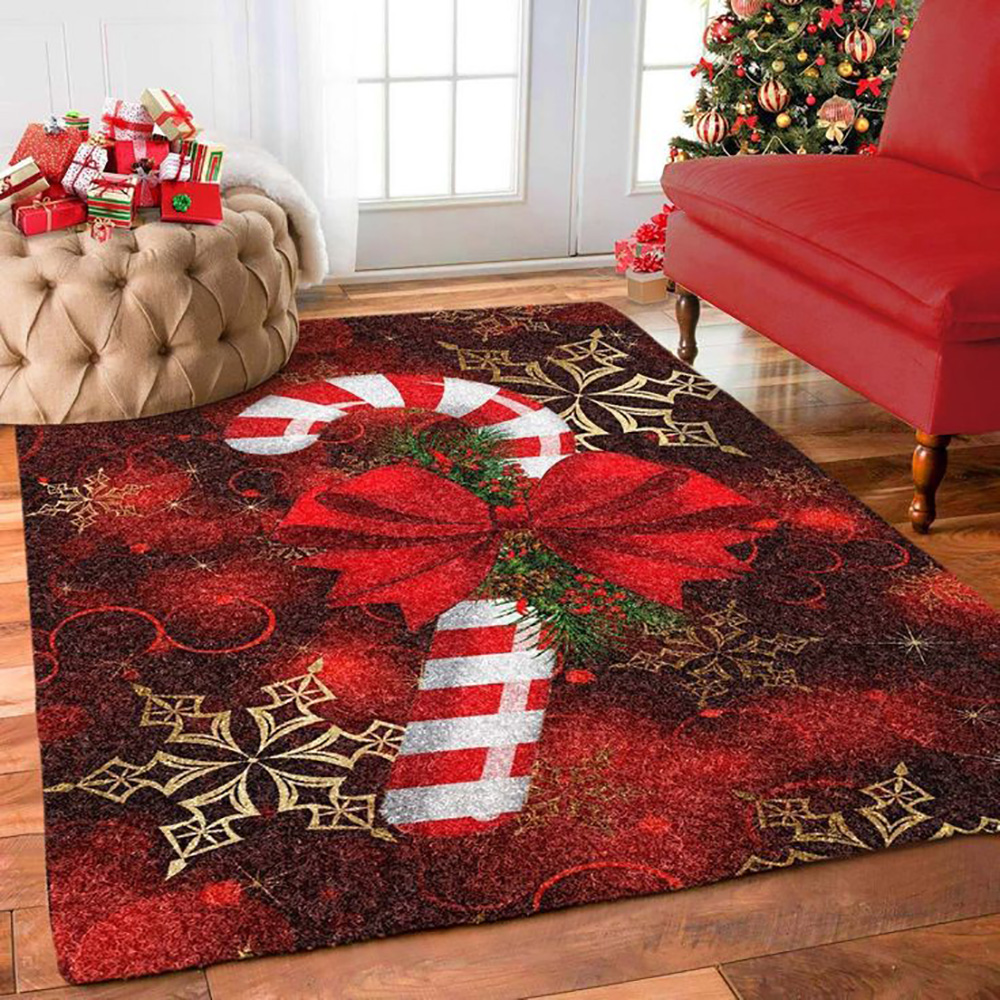 Candy Cane Rug In 2022 Christmas Area Rug Carpet