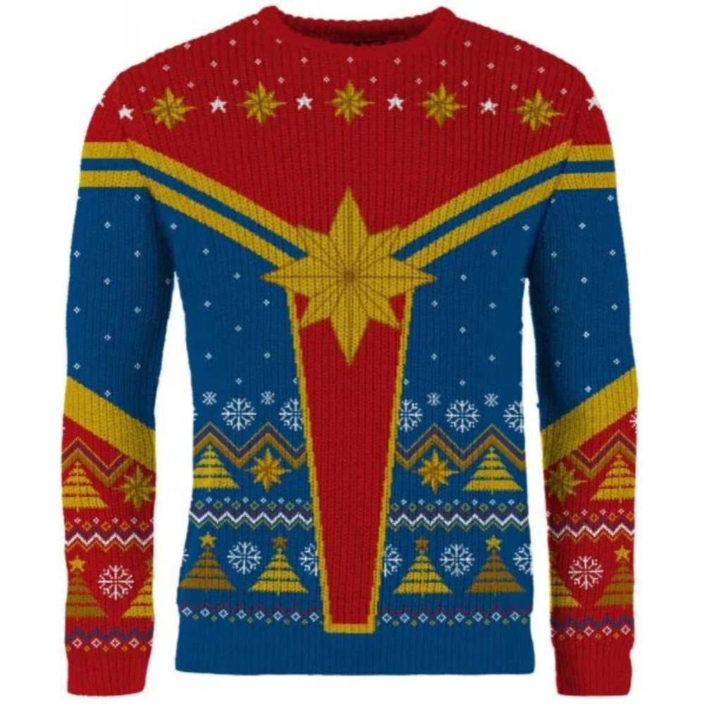 Captain Marvel Festive Is A Good Look For You Christmas Sweater