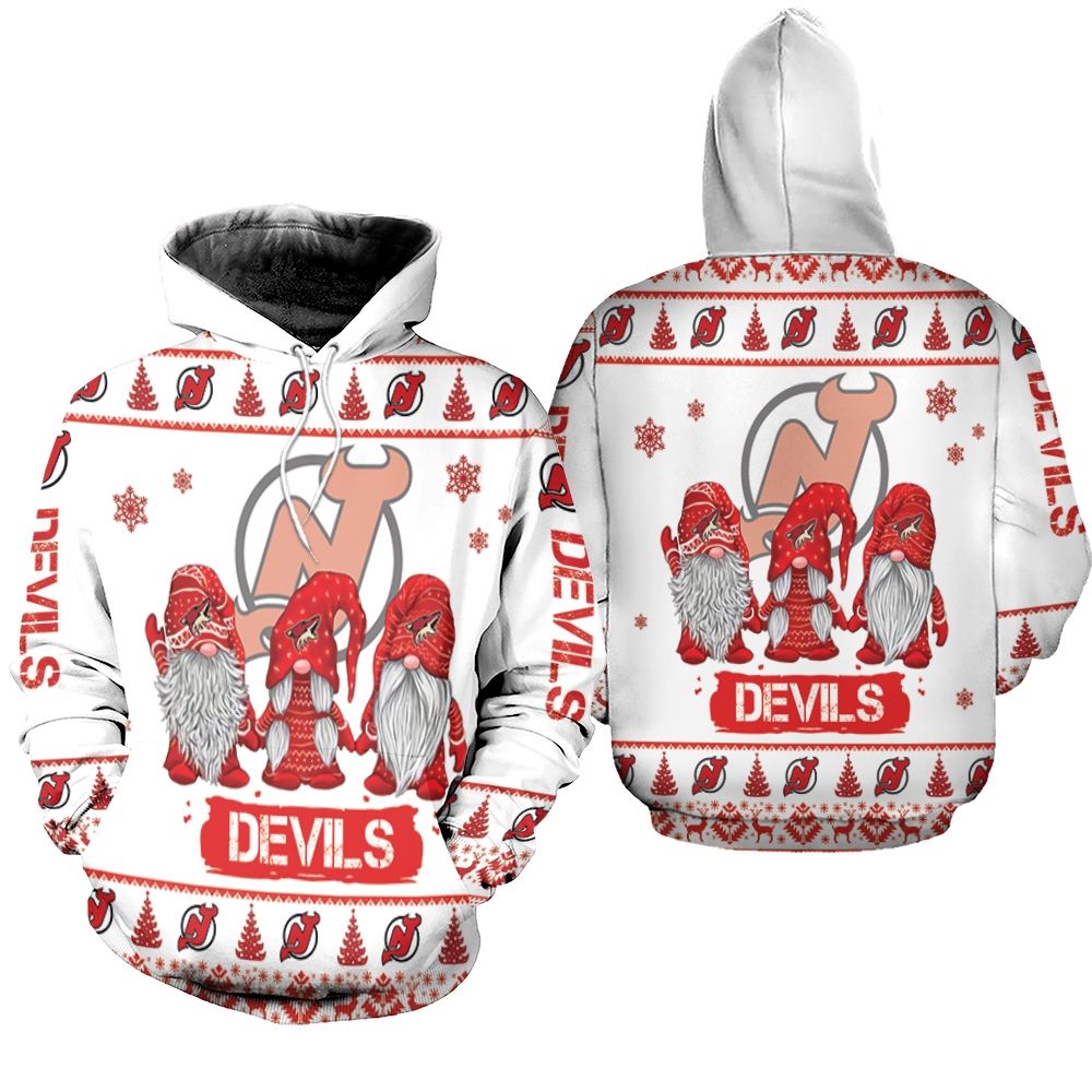 Christmas Gnomes New Jersey Devils Ugly Sweatshirt Christmas 3d All Over Print Shirt