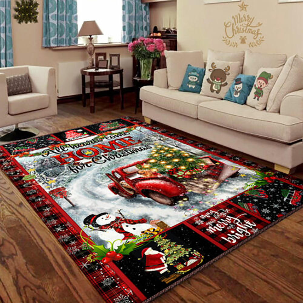 Christmas Rug All Hearts Come Home Christmas Area Rug Carpet
