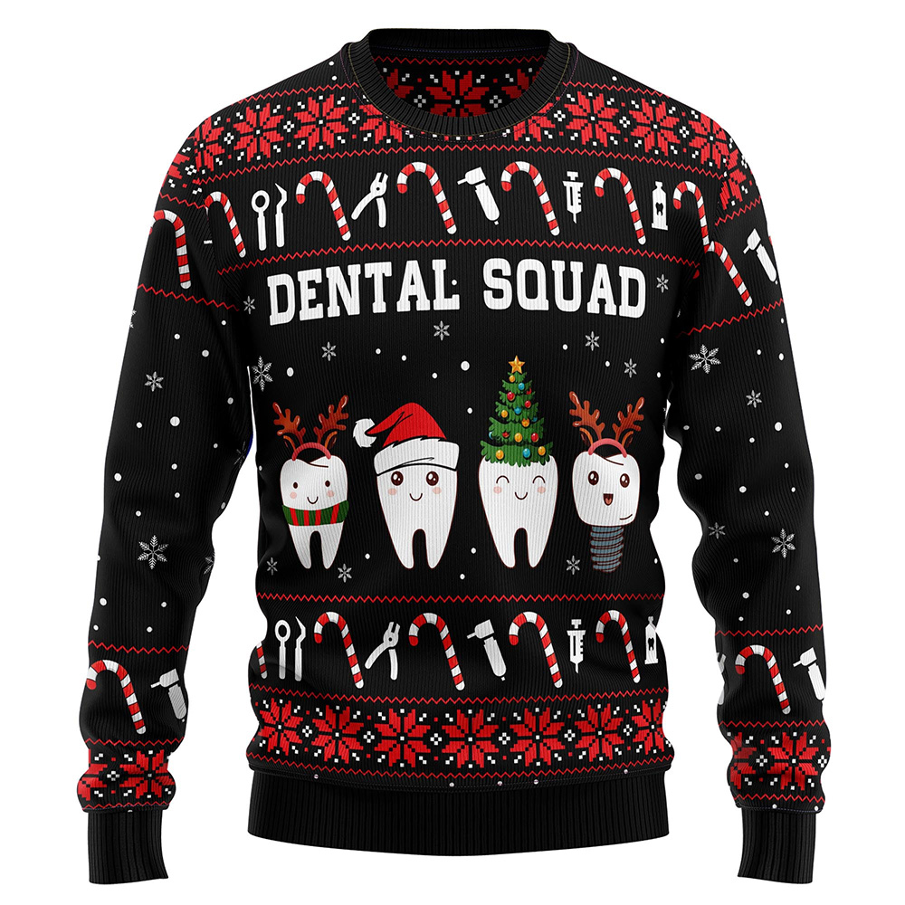 Dental Squad Ugly Christmas Sweater Christmas Outfits Gift