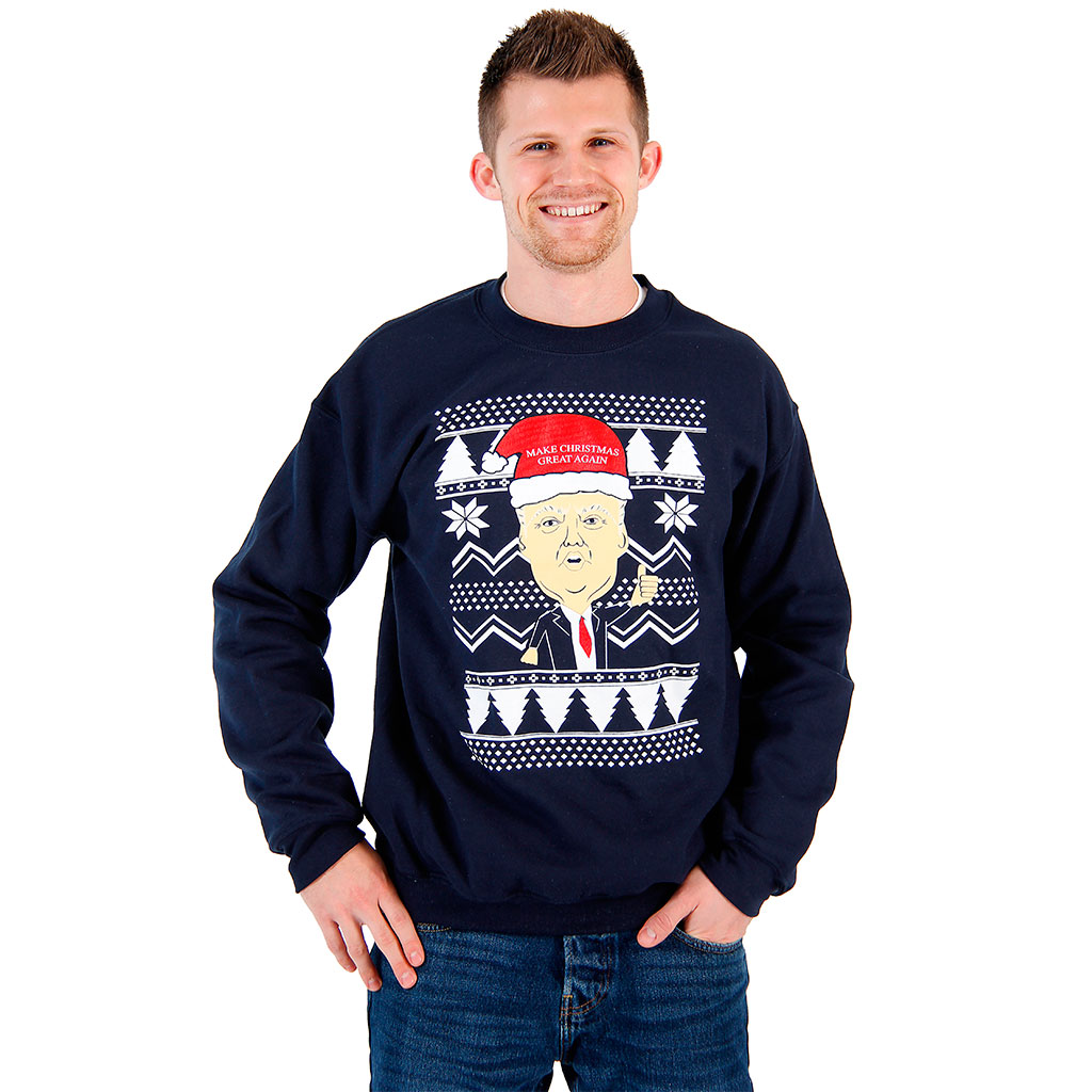 Donald Trump Make Christmas Great Again Ugly Sweatshirt