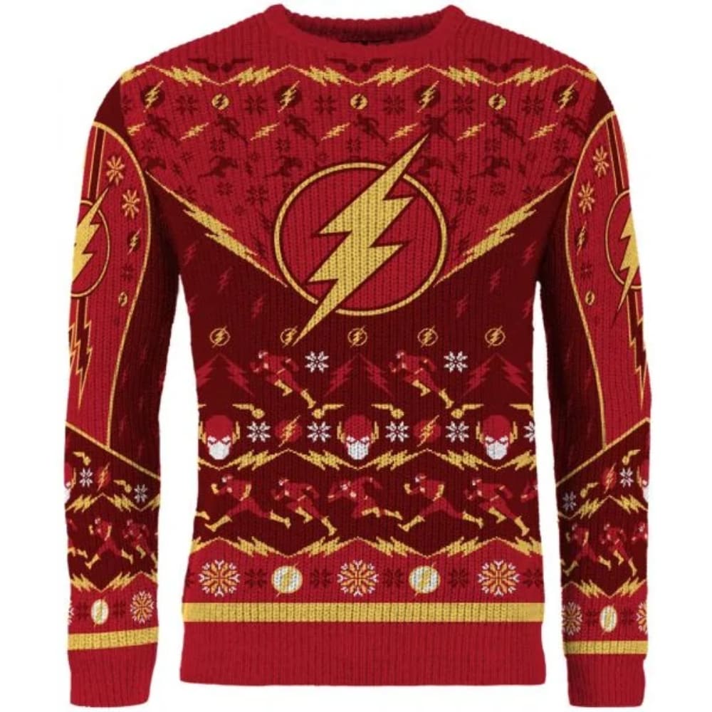 Flash Little Runner Boy Christmas Sweater