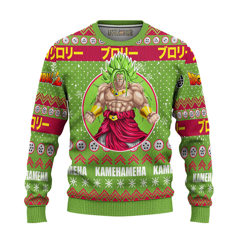 Future Trunks Ugly Christmas Dragon Ball Z Xmas Gift Sweater