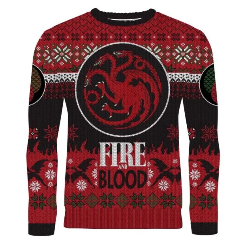 Game Of Thrones Fire Blood Targaryen Christmas Sweater