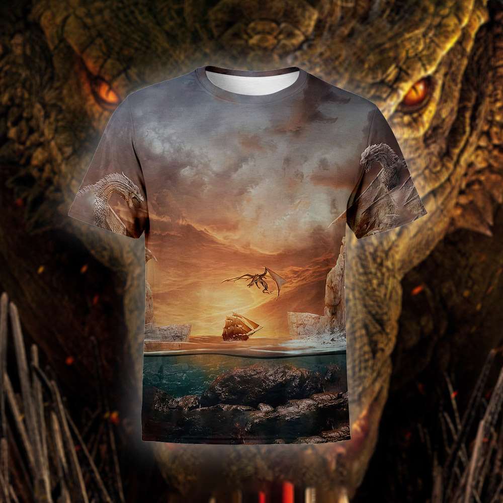 Game Of Thrones House Of The Dragon T Shirt All Over Print