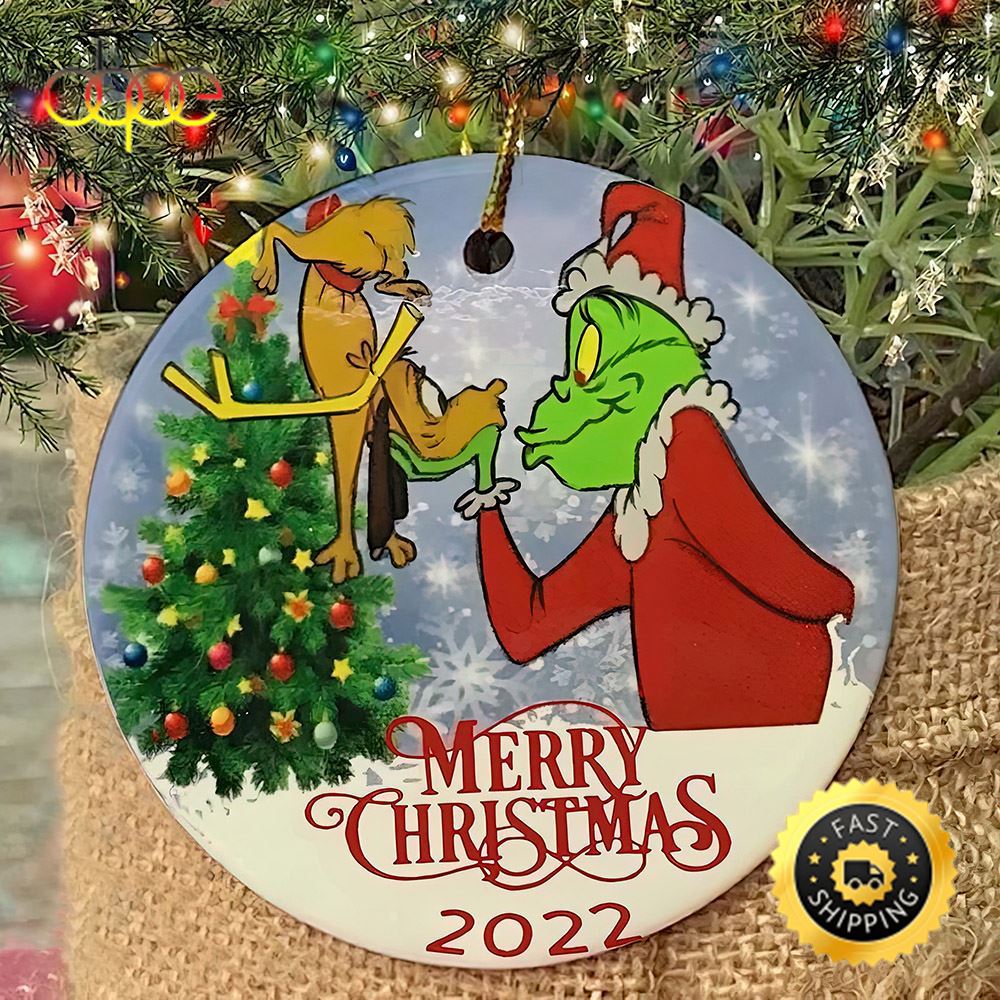 Grinch Merry Christmas 2022 Grinch Christmas Tree Ornament