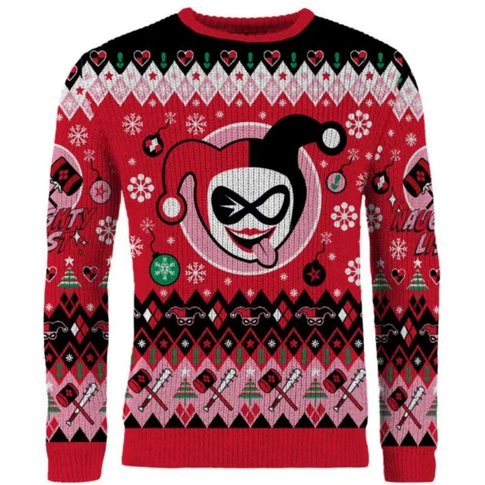 Harley Quinn Hey Christmas Puddin Christmas Sweater