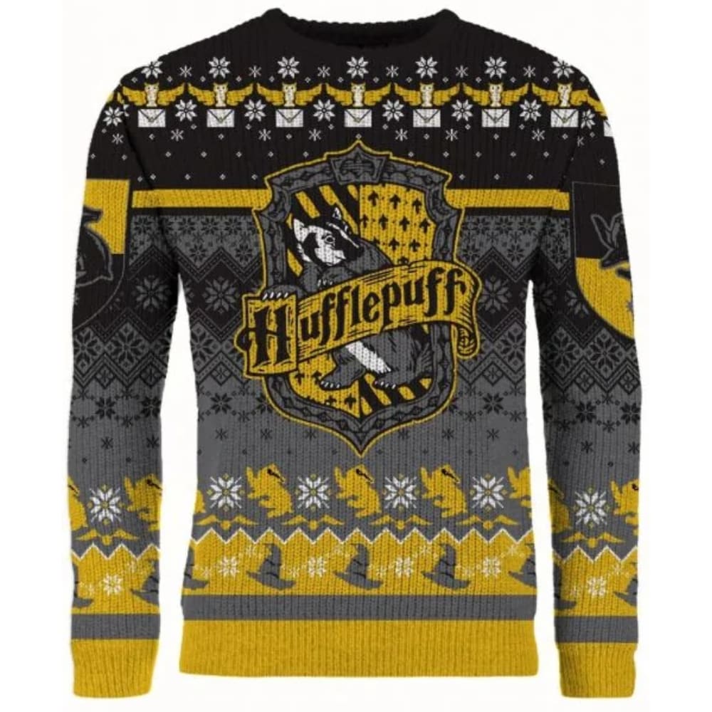 Harry Potter Happy Huffle Days Hufflepuff Christmas Sweater