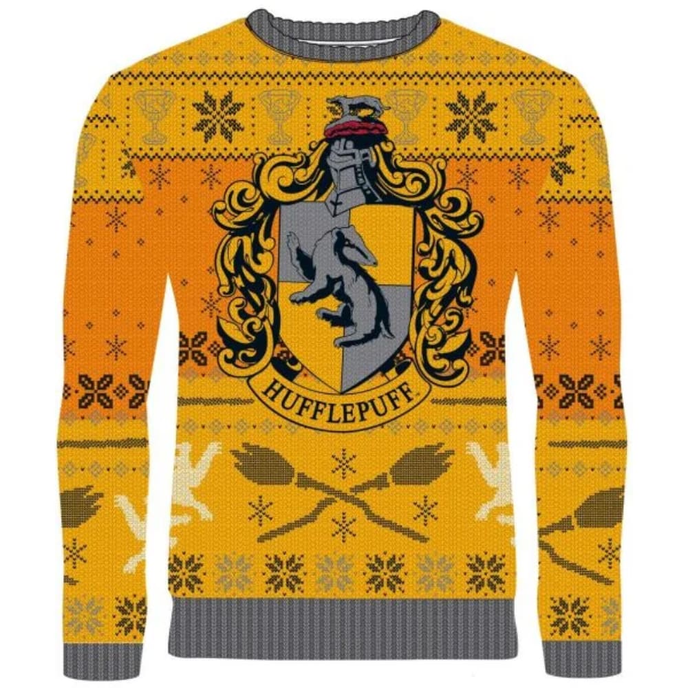 Harry Potter Ho Ho Hufflepuff Christmas Sweater