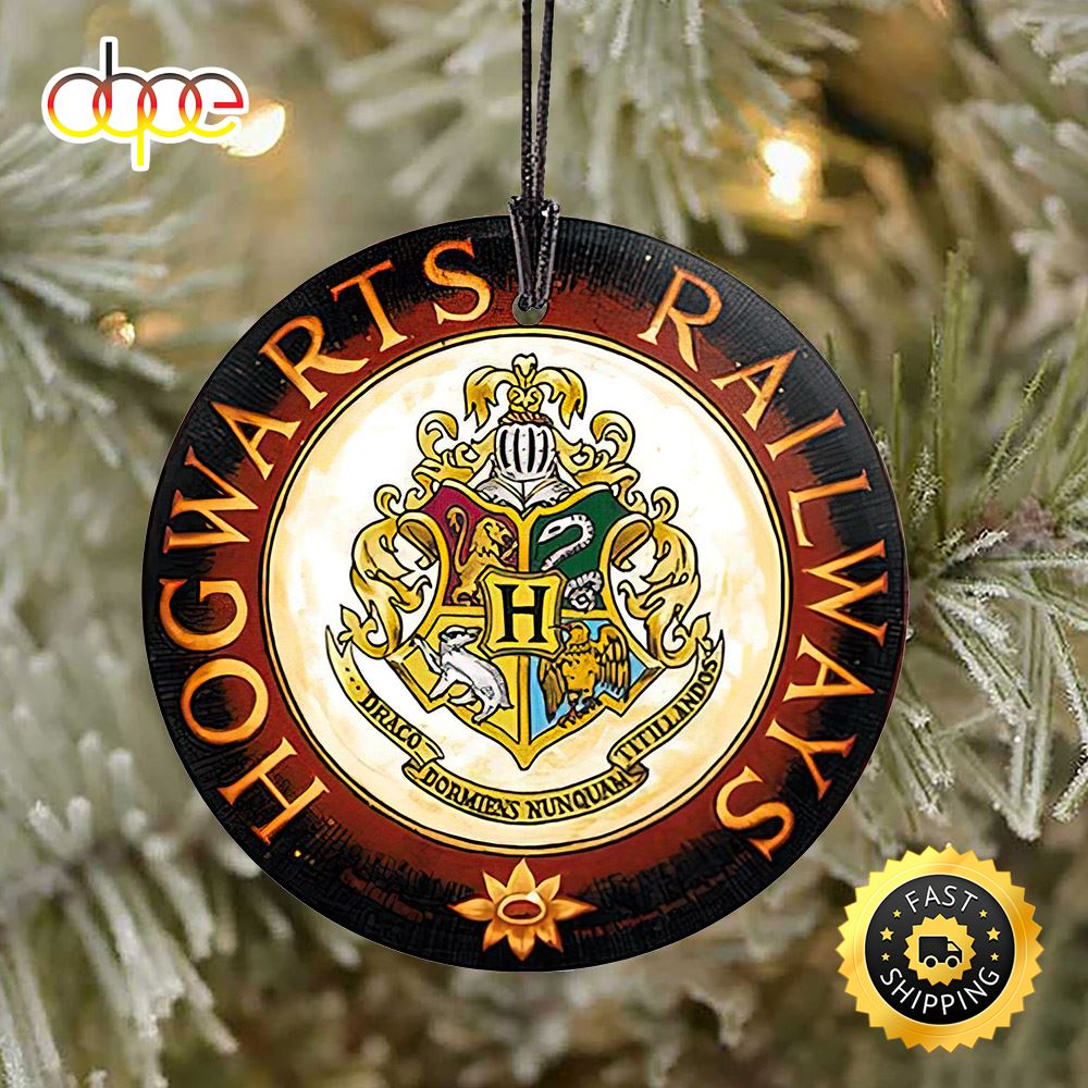 Harry Potter Hogwarts Railways Christmas Ornaments