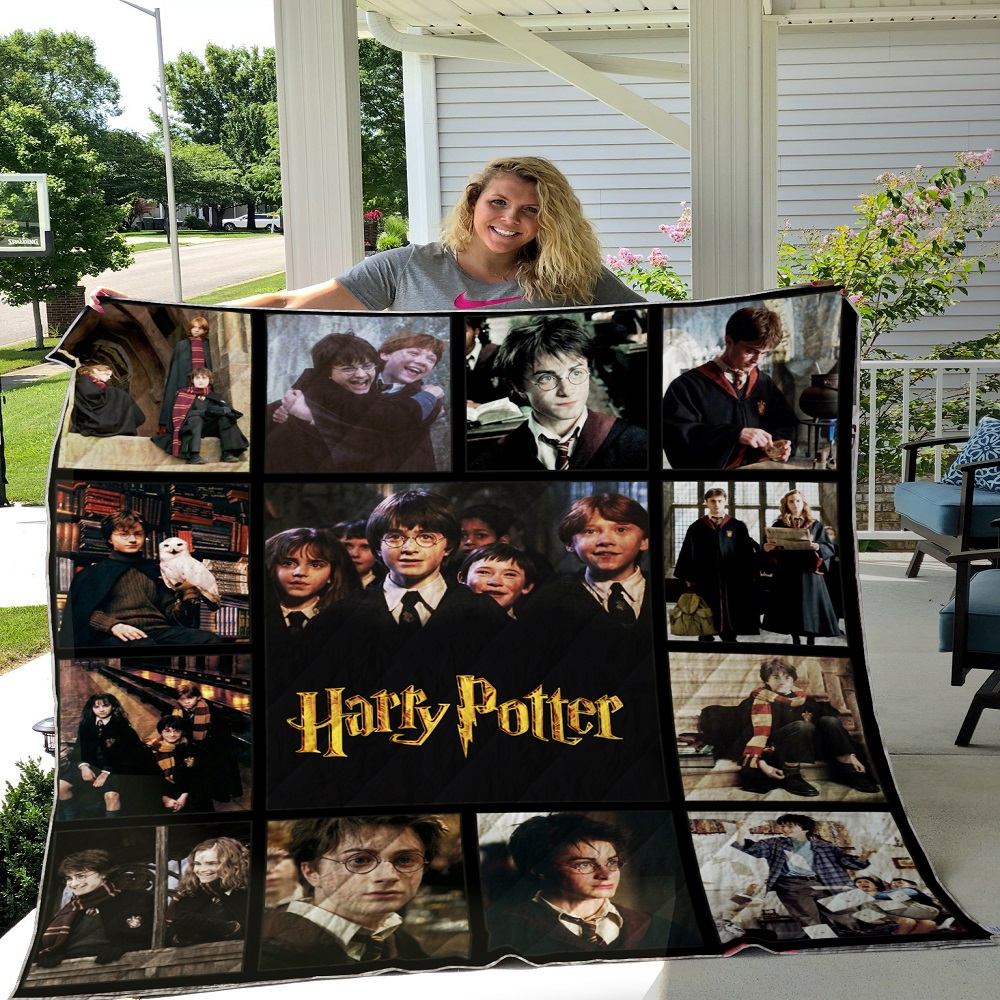 Harry Potter Movies Quilt Gift Idea And For Fan Christmas Blanket