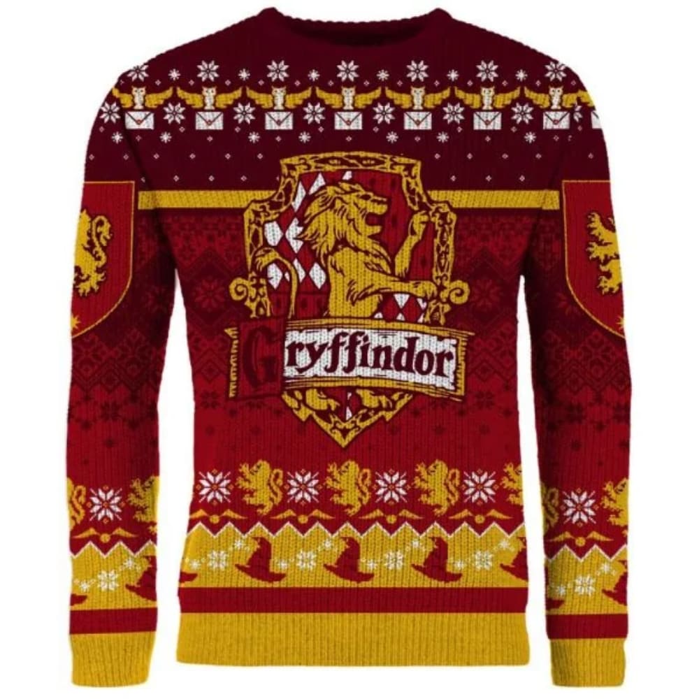 Harry Potter Ten Gifts To Gryffindor Christmas Sweater