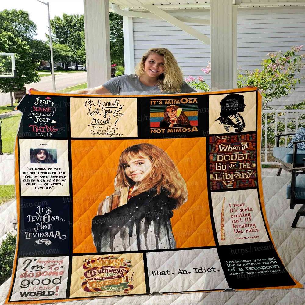 Hermione Harry Potter Gift Idea And For Fan Christmas Blanket