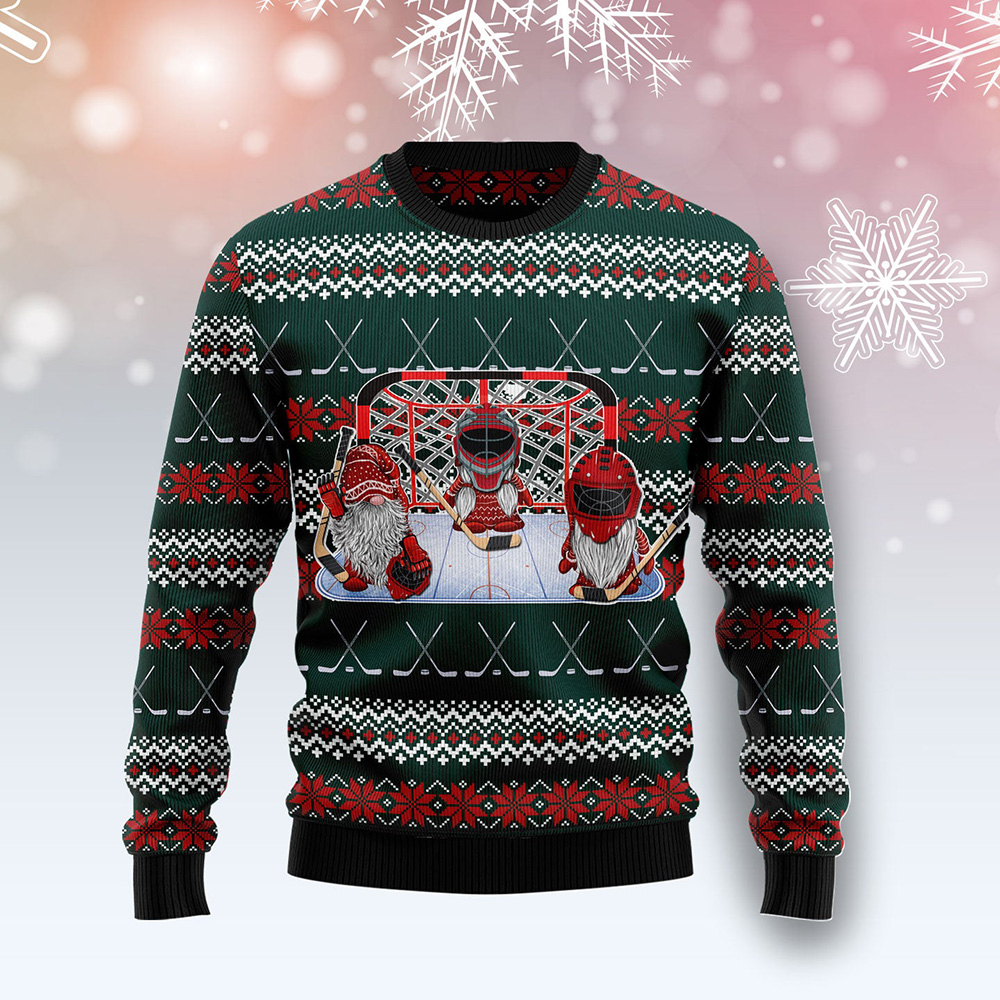 Hockey Gomies Ugly Christmas Sweater Christmas Outfits Gift