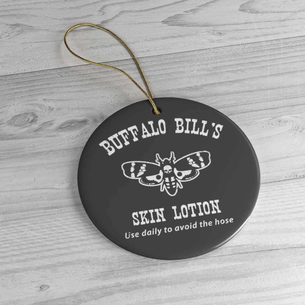 Horror Thriller Movie Buffalo Bill Christmas Nfl Football Ornaments