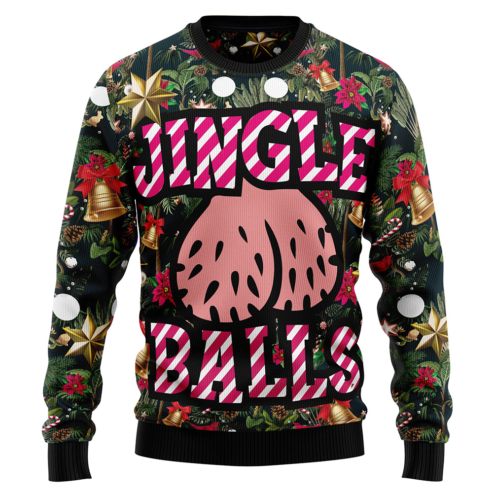 Jingle Balls Ugly Christmas Sweater Christmas Sweater For Men Women