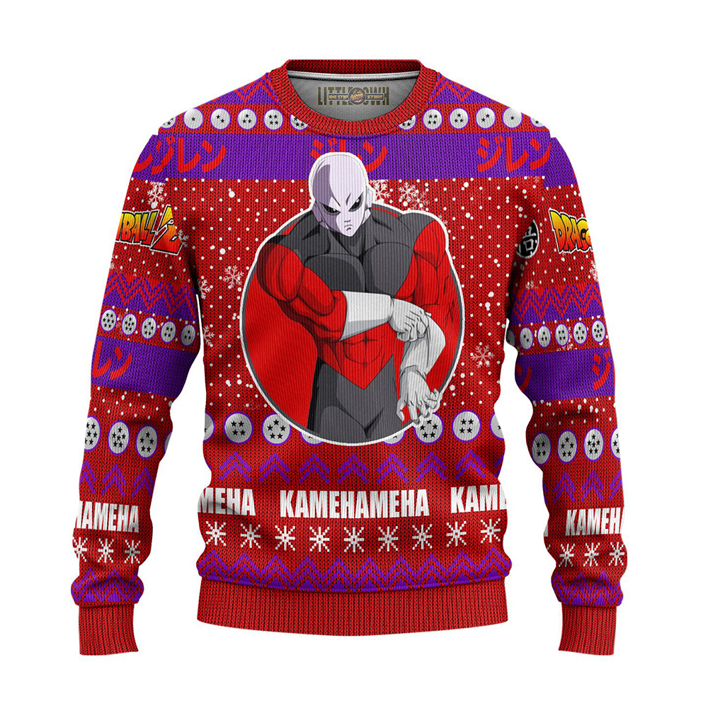 Jiren Ugly Christmas Dragon Ball Z Xmas Gift Sweater