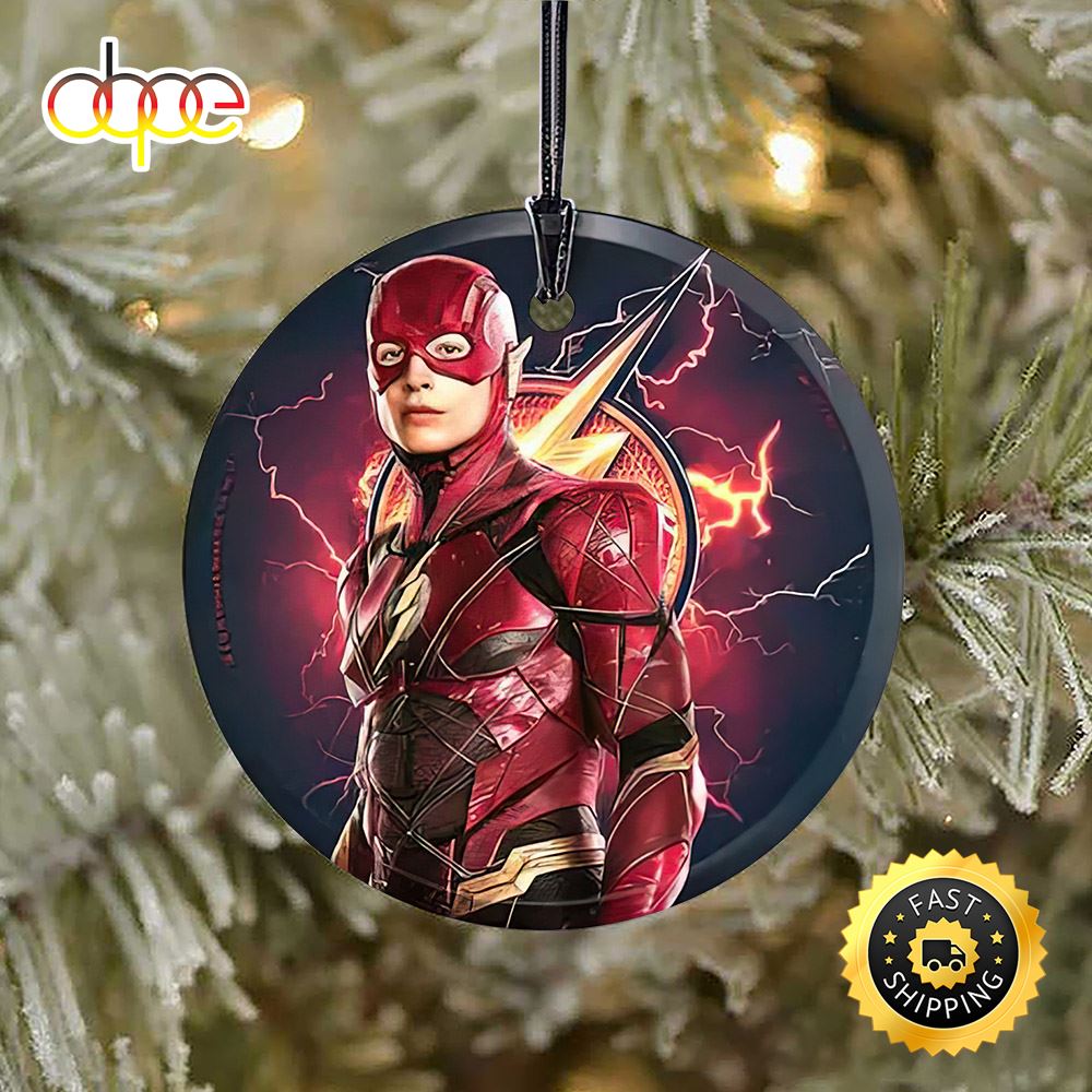 Justice League Movie Flash DC Ornaments