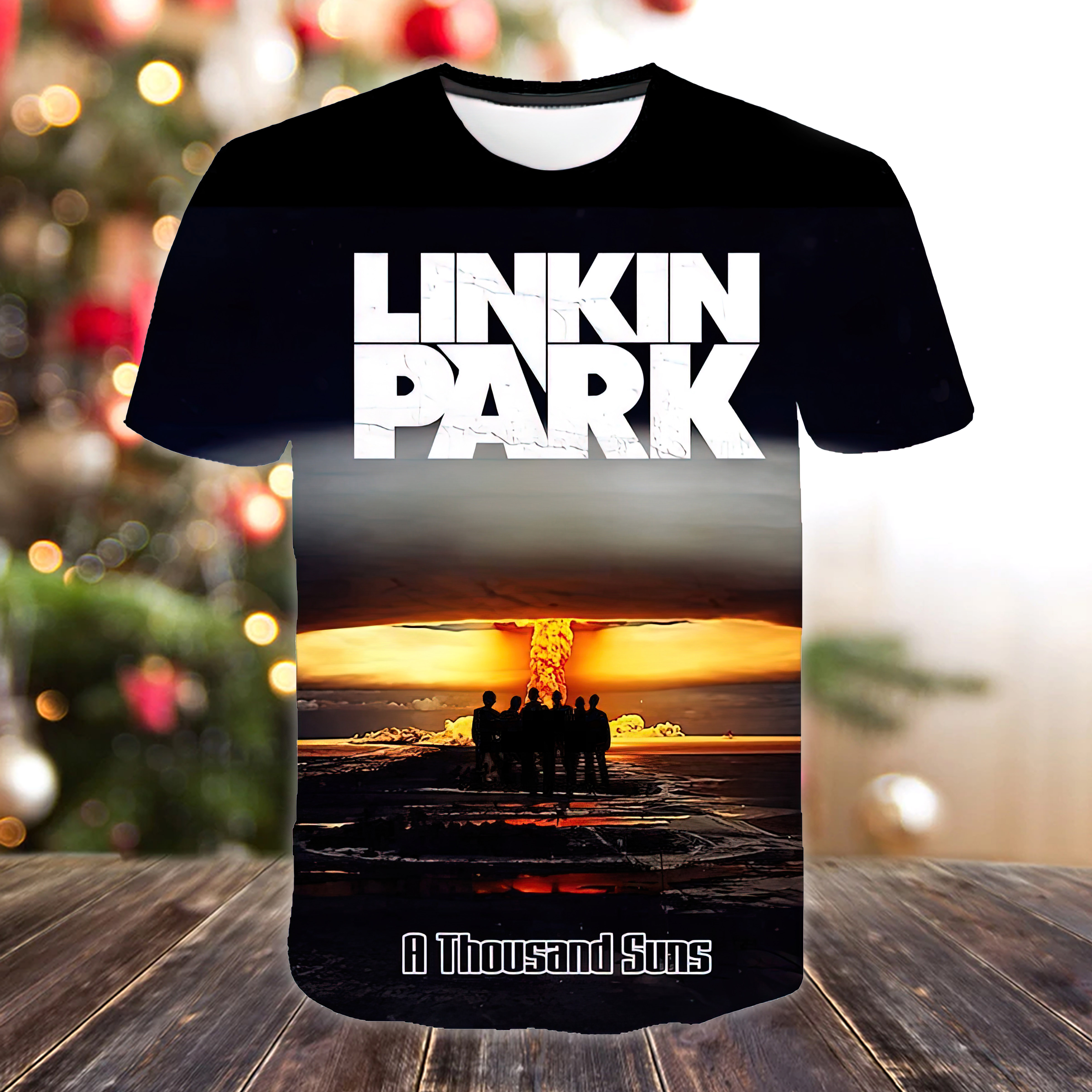 Linkin Park Rock Band A Thousand Suns Christmas 3D All Over Printed Shirt