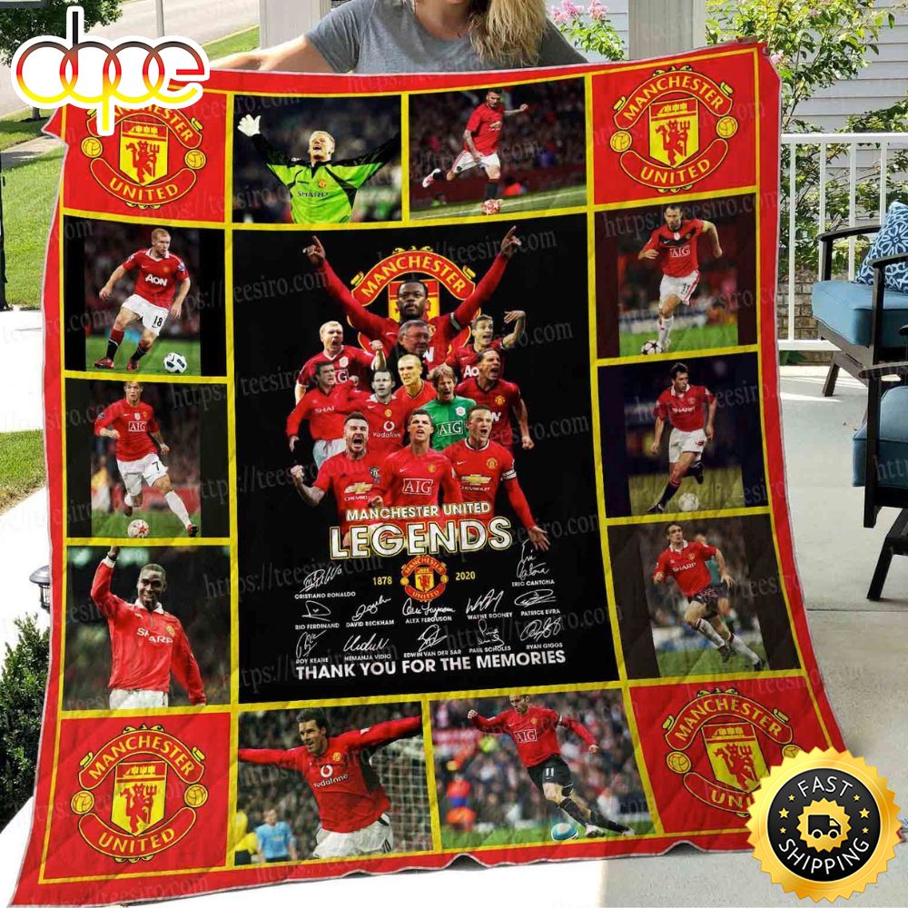 Manchester United All Season Football Christmas Blanket