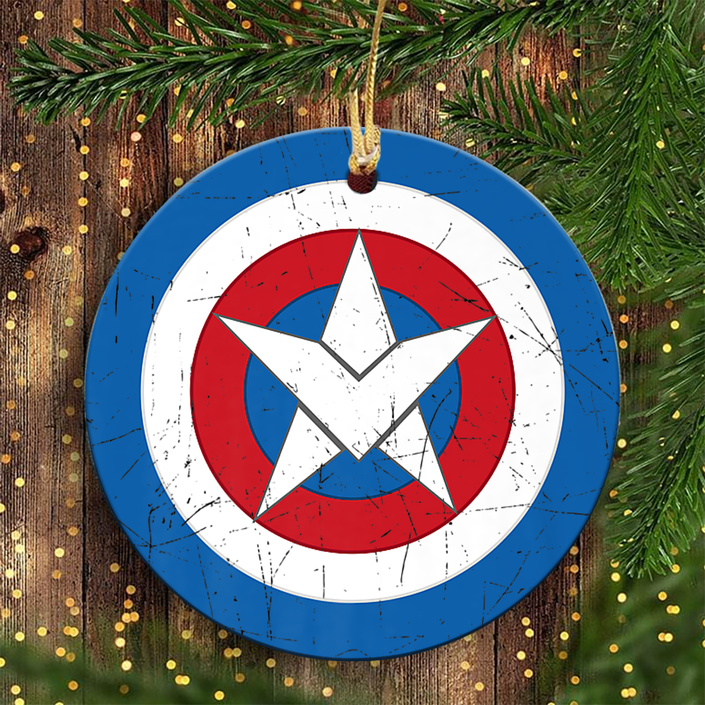 Marvel Captain America Symbol Of Truth Sam Wilson Shield Marvel Ornaments