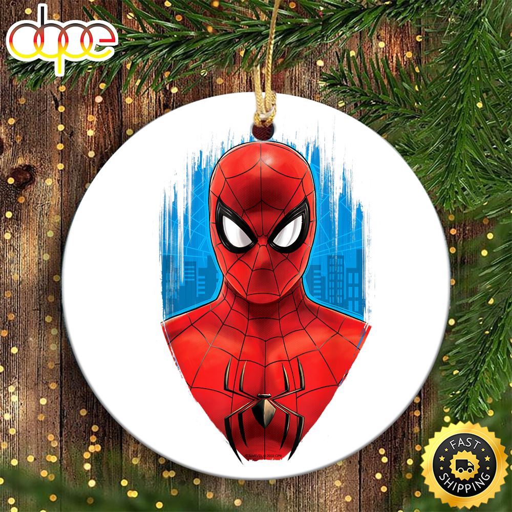 Marvel Spider Man No Way Home Red And Blue Spidey Suit Marvel Ornament