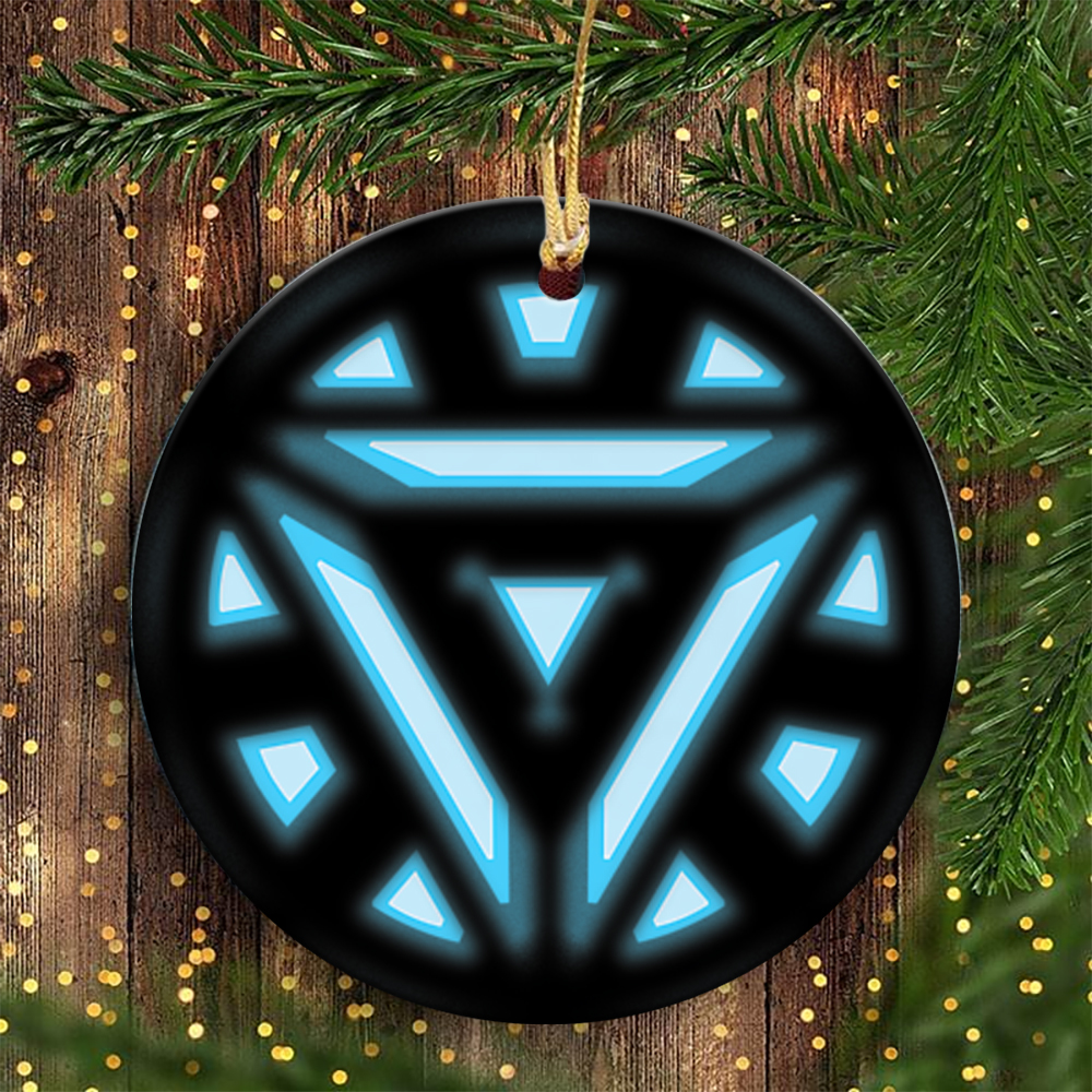 Marvel Studios Iron Man Tony Stark Arc Reactor Marvel Christmas Ornaments
