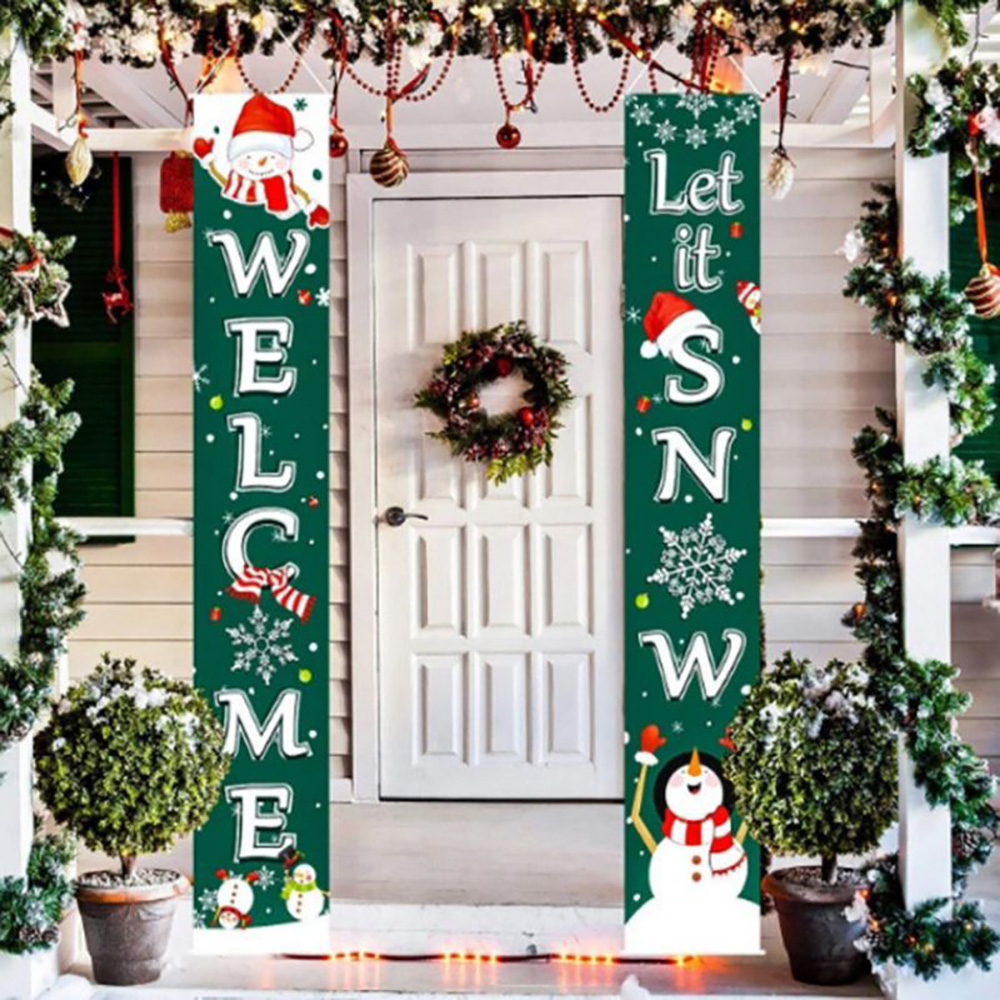 Merry Christmas Holidays Party For The Home Christmas Door Banner